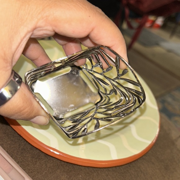 BATH & BODY WORKS VINE LEAF CHROME METAL GENTLE FOAMING HAND SOAP SLEEVE - Picture 6 of 6